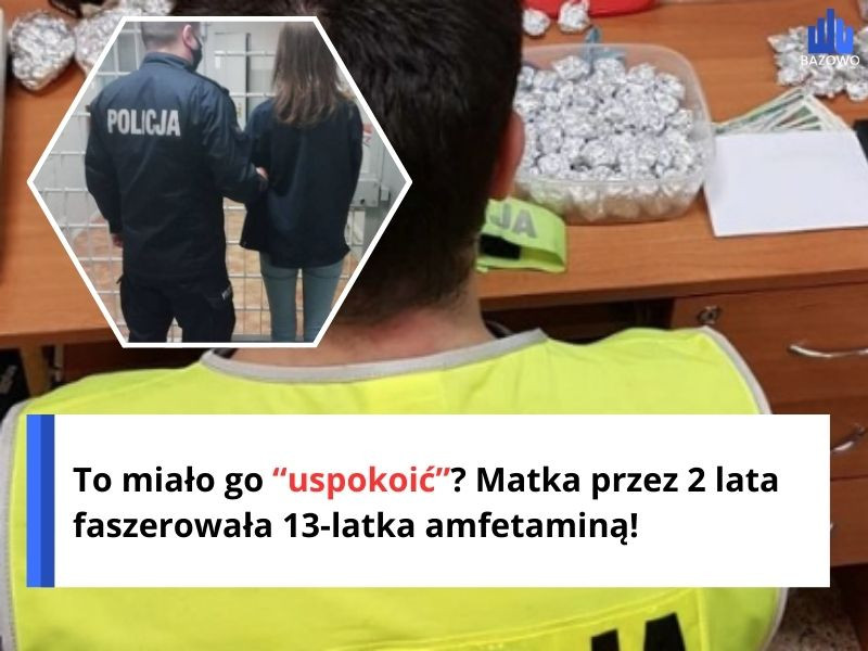 To miało go “uspokoić”? Matka przez 2 lata faszerowała 13-latka amfetaminą!
